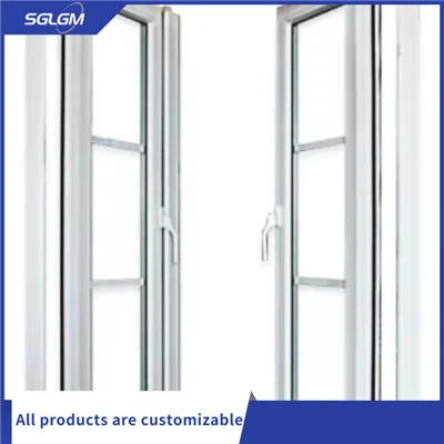 Witte UPVC Franse deuren